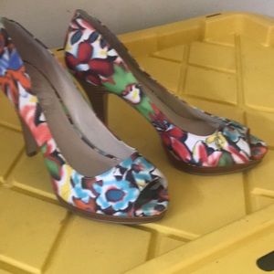 Nine West Multi Color Heels